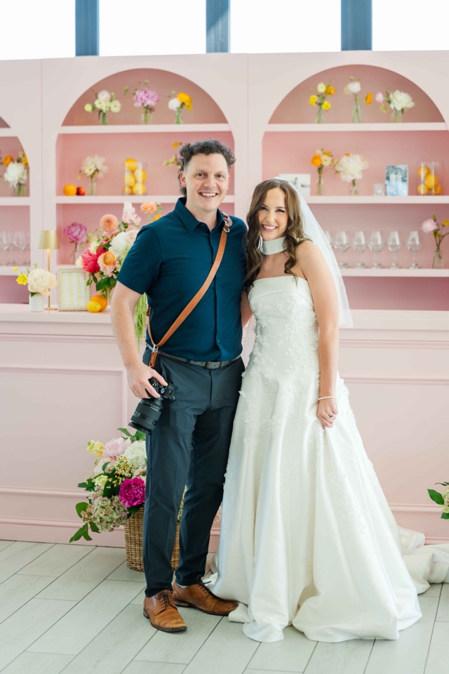 John Bunn with a bride