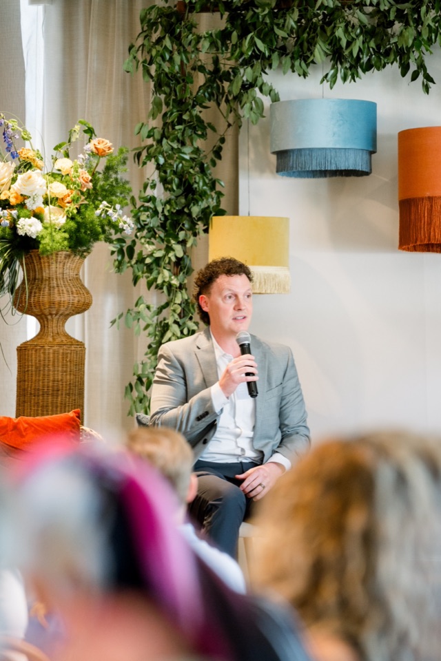 John Bunn speaking at an event